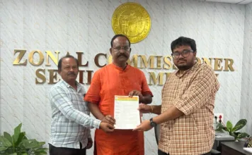 దీప్తిశ్రీనగర్ పార్కు కబ్జాపై ఫిర్యాదు.. దర్యాప్తు చేసి చర్యలు తీసుకోవాలని జనం కోసం డిమాండ్..