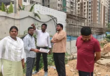 శేరిలింగంపల్లిలో వాటర్ లాగింగ్ పాయింట్ల తనిఖీ