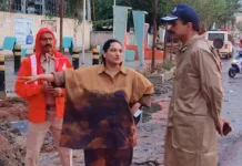 మల్కం చెరువు పరిసర ప్రాంతాలను సందర్శించిన డీజీపీ, సైబరాబాద్ కమిషనర్