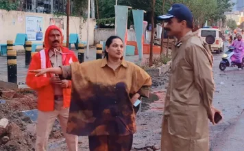 మల్కం చెరువు పరిసర ప్రాంతాలను సందర్శించిన డీజీపీ, సైబరాబాద్ కమిషనర్