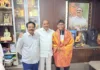 వరల్డ్ ఫిన్ స్విమ్మింగ్ ప్లేయర్ మణిధర్ రావును సత్కరించిన ఆరెకపూడి గాంధీ