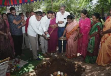 మదీనా గూడలో రూ.4 కోట్లతో కొత్త పాఠశాల: ఎంపీ కొండా విశ్వేశ్వర్ రెడ్డి భూమిపూజ