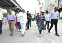 కొండాపూర్ హెచ్-సిటీ ప్రాజెక్టుపై కమిషనర్ సృజన సమీక్ష