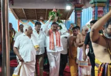 నిజాంపేట్లో శ్రీ వెంకటేశ్వరస్వామికి ఘనంగా జ్యేష్టాభిషేకం