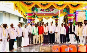 గంగారం పోచమ్మ తల్లి వార్షికోత్సవంలో జగదీశ్వర్ గౌడ్ ప్రత్యేక పూజలు