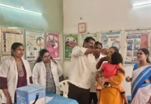 కొత్తగూడ బస్తీ దవాఖానాలో పల్స్ పోలియో