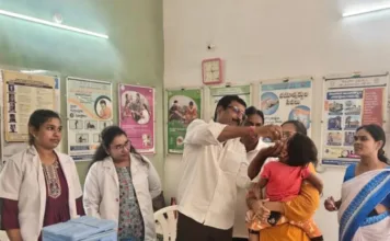 కొత్తగూడ బస్తీ దవాఖానాలో పల్స్ పోలియో
