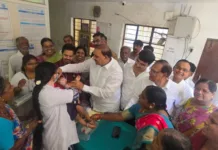 ప్రతి చిన్నారికి పోలియో చుక్కలు తప్పనిసరి: ఆరెకపూడి గాంధీ
