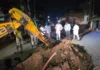 అర్థరాత్రి UGD పైప్లైన్ మరమ్మత్తులను పరిశీలించిన ఆరెకపూడి గాంధీ