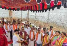 శ్రీ వీరాంజనేయస్వామి ఆలయ నిర్మాణానికి శంకుస్థాపన