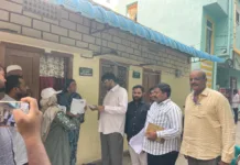 చందానగర్లో ఓటరు జాబితా ప్రత్యేక సవరణ సర్వే పరిశీలన