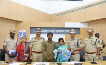 పసికందు కిడ్నాప్ కేసు.. 72 గంటల్లో కేసును ఛేదించిన చందానగర్ పోలీసులు..