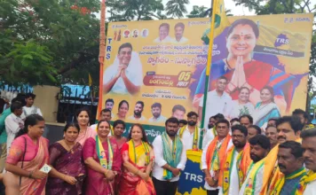 శేరిలింగంపల్లిలో తెలంగాణ రక్షణ సేన జెండా ఆవిష్కరణ