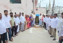 రూ.24.56 కోట్ల అభివృద్ధి పనులకు శంకుస్థాపన