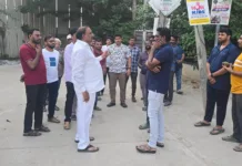 మసీదుబండ వరద ముంపుకు చెక్.. రూ.4 కోట్లతో డ్రెయినేజ్ కాలువ పనులను పరిశీలించిన ఆరెకపూడి గాంధీ