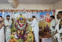 మియాపూర్ ఎస్ఆర్ ఎస్టేట్స్లో వైభవంగా వారాహి నవరాత్రి ఉత్సవాలు