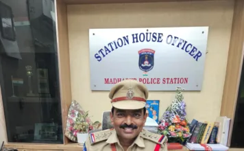 మాదాపూర్ పీఎస్ ఎస్హెచ్వోగా కేవీ సుబ్బారావు