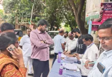 ఆల్విన్ కాలనీ, మియాపూర్లలో ఎన్యుమరేషన్ పనులపై నారాయణ్ అమిత్ క్షేత్ర పరిశీలన