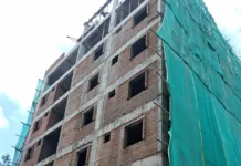 మాదాపూర్లో అసైన్డ్ భూమిలో అక్రమ నిర్మాణం