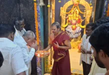 గచ్చిబౌలి బోనాల వేడుకల్లో మాజీ కార్పొరేటర్ సాయిబాబా