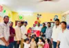 చందానగర్ అంగన్వాడీ కేంద్రానికి గ్యాస్ స్టవ్ ను అందజేసిన పారునంది శ్రీకాంత్