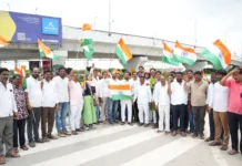 గచ్చిబౌలిలో ఘనంగా తిరంగా ర్యాలీ.. దేశభక్తిని చాటిచెప్పిన బీజేపీ శ్రేణులు