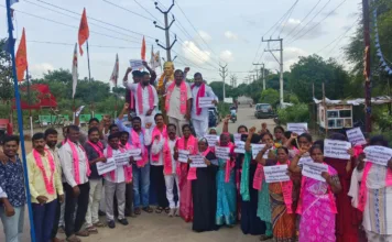 కళ్యాణ లక్ష్మీ, షాదీ ముబారక్పై బీఆర్ఎస్ నిరసన