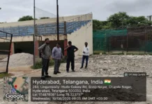 చందానగర్లో పారిశుధ్య పనులు, పీజేఆర్ స్టేడియం, ఆలయ కార్యక్రమ ఏర్పాట్లపై క్షేత్రస్థాయి పరిశీలన