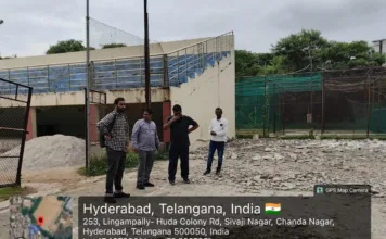 చందానగర్లో పారిశుధ్య పనులు, పీజేఆర్ స్టేడియం, ఆలయ కార్యక్రమ ఏర్పాట్లపై క్షేత్రస్థాయి పరిశీలన