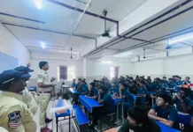 మియాపూర్లో సురక్షా తిరంగా సైబర్ క్రైమ్ అవగాహన