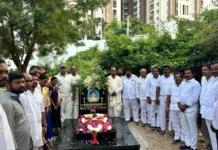 నల్లగండ్లలో రాగం సుజాత యాదవ్ దశదినకర్మ.. ప్రముఖుల నివాళులు