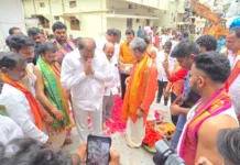 లింగంపల్లి విలేజ్లో పోచమ్మ, భూలక్ష్మీ అమ్మవార్ల ఆలయ పునఃప్రతిష్ఠ మహోత్సవం