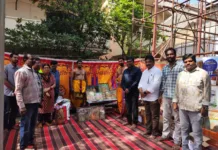 చందానగర్ వెంకటేశ్వర స్వామి ఆలయంలో దైవిక వ్యర్థాల సేకరణ