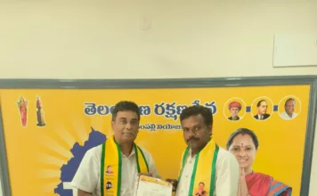 మదీనాగూడ డివిజన్ టీఆర్ఎస్ అధ్యక్షుడిగా కొల్లూరు కుమార్ కురుమ నియామకం