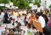 హైదర్నగర్లో HMDA స్థల వేలానికి వ్యతిరేకంగా భారీ ధర్నా.. పార్కు కోసం పోరుబాట