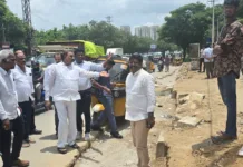 బొటానికల్ గార్డెన్–మసీద్బండ రోడ్డు విస్తరణ పనులు వేగవంతం చేయాలి: ఆరెకపూడి గాంధీ