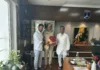 సైబరాబాద్ సీపీ రమేష్ను కలిసిన భిక్షపతి యాదవ్, రవికుమార్ యాదవ్