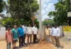 గౌలిదొడ్డిలో విద్యుత్ స్తంభాల ఏర్పాటు.. స్థానికుల హర్షం