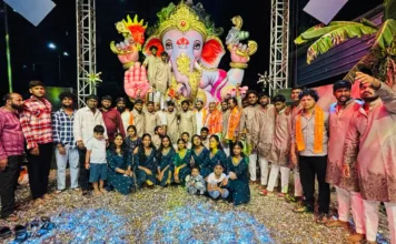ఖాజాగూడలో ఘనంగా 10వ సంవత్సరం వినాయకుడి ఆగమనం