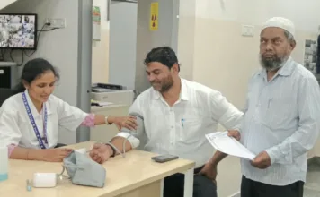 కొండాపూర్లో ఉచిత వైద్య శిబిరానికి విశేష స్పందన