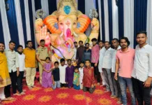 తారానగర్లో ఘనంగా ప్రారంభమైన వినాయక నవరాత్రి ఉత్సవాలు.. ప్రత్యేక పూజలు చేసిన సీఐ శ్రీధర్