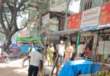 ఆదర్శనగర్లో రోడ్డుపై డ్రైనేజీ నీరు.. వెంటనే స్పందించిన రాగం నాగేందర్ యాదవ్