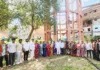 రాజీవ్ గృహకల్పలో 16 లక్షల లీటర్ల వాటర్ ట్యాంక్ పరిశుభ్రత పనుల పరిశీలన