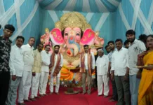 తారానగర్లో వినాయకుడికి ప్రత్యేక పూజలు.. పాల్గొన్న ఎంపీ కొండా విశ్వేశ్వర్ రెడ్డి, రవికుమార్ యాదవ్