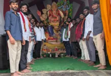 గణనాథున్ని దర్శించుకున్న కొంగర కృష్ణ