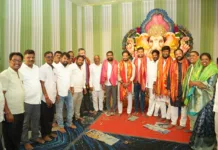 న్యూ కాలనీలో ఘనంగా వినాయక చవితి పూజలు.. పాల్గొన్న రవికుమార్ యాదవ్