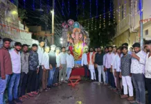 రాజీవ్ నగర్లో ఘనంగా గణేష్ నిమజ్జన వేడుకలు.. పాల్గొన్న మిరియాల ప్రీతమ్