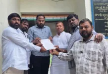 ఖానామెట్లో ప్రభుత్వ భూములపై సీపీఐ ఆందోళన