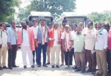 హెచ్సీయూ డిపోలో ఆర్టీసీ వర్కర్స్ యూనియన్ ఎన్నికల ప్రచారం