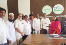 శేరిలింగంపల్లి సమస్యలపై కమిషనర్ సృజనతో రాగం నాగేందర్ యాదవ్ భేటీ